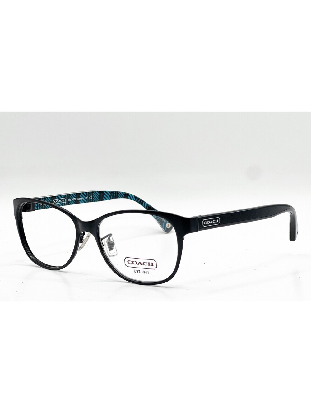 Coach Hc 5039 9077 Satin Black Authentic Eyeglasses 53-16-135